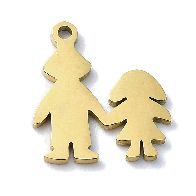 304 Stainless Steel Charms STAS-C097-31G-1