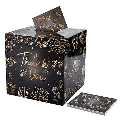 1 Set Graduation Party Paper Grad Card Boxes CBOX-SP0001-04-1