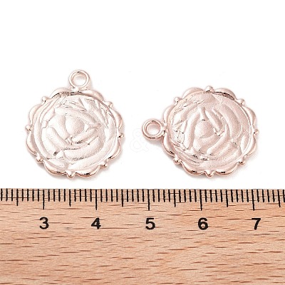 Alloy Pendant Cabochon Settings PALLOY-A18941-RG-LF-1