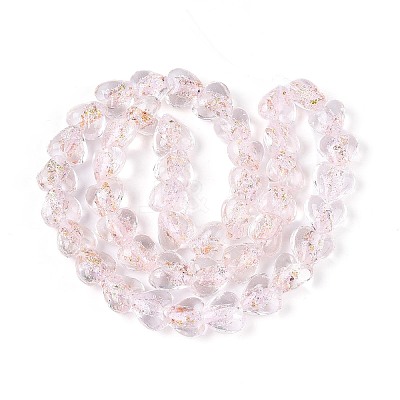 Handmade Foil Glass Beads FOIL-N029-09B-1