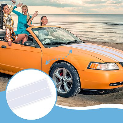 Paper Car Hood Cover Sticker DIY-WH0419-76B-1