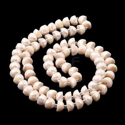 AB Color Plate Glass Beads Strands EGLA-P051-02A-B-1