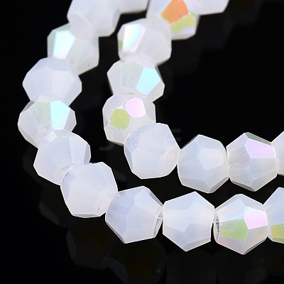 Imitation Jade Electroplate Glass Beads Strands LS-EGLA-A039-J2mm-L06-1