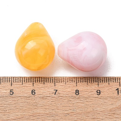 Two-Tone Imitation Gemstone Acrylic Beads AC-CBA7B05-35-1