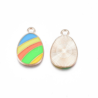 Alloy Enamel Pendants ENAM-S115-157-1