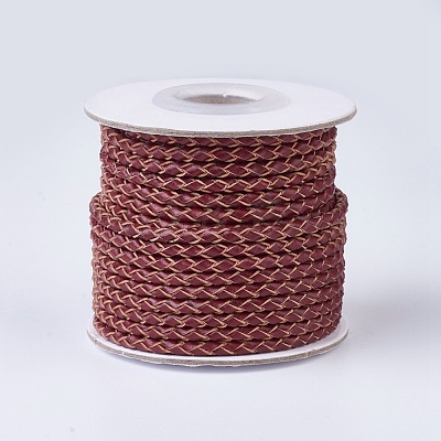 Braided Leather Cords WL-P002-10-A-1