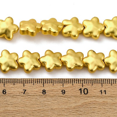 Electroplate Glass Beads Strands X-EGLA-H109-03-1