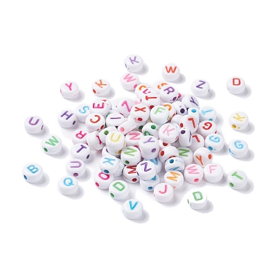 288G 26 Style White Acrylic Beads SACR-X0015-16-1