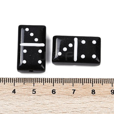 Baking Paint Glass Enamel Beads LAMP-R004-02D-1