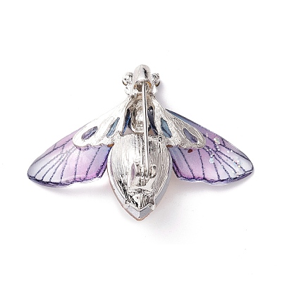Moth Enamel Pin JEWB-P012-03A-1