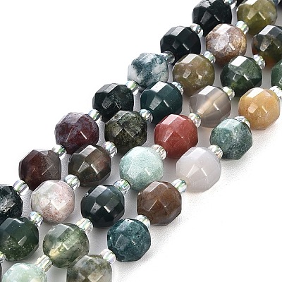 Natural Indian Agate Beads Strands G-T131-77A-1