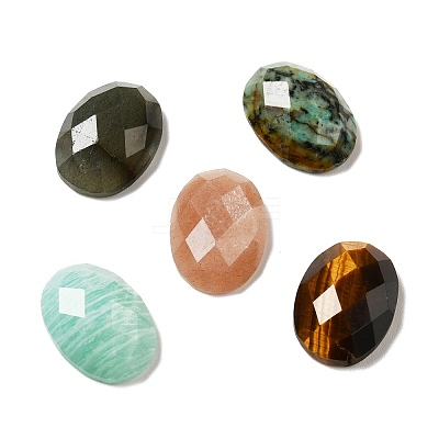 Natural Mixed Stone Cabochons G-B032-B01-1