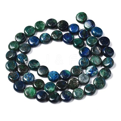 Natural Chrysocolla and Lapis Lazuli Beads Strands G-N330-032B-01-1
