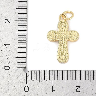 Brass Enamel Pendants KK-Q028-68G-03-1