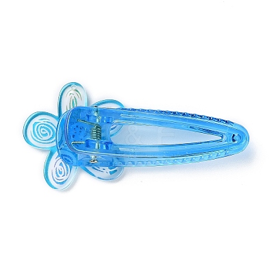 Flower Acrylic Alligator Hair Clips LS-OHAR-H002-01F-1