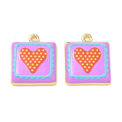 Printed Brass Pendants KK-CBAF9BC-10G-1