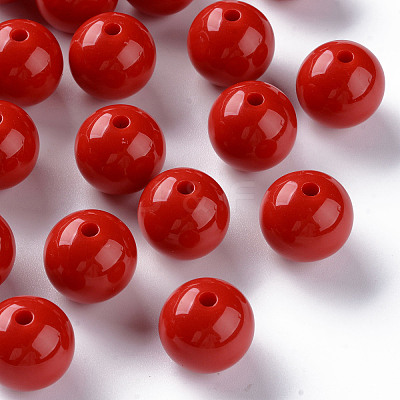 Opaque Acrylic Beads X-MACR-S370-C16mm-A14-1