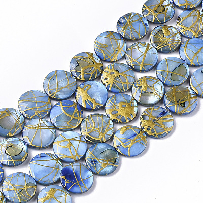 Drawbench Freshwater Shell Beads Strands X-SHEL-T014-012A-1