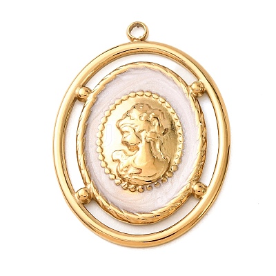 304 Stainless Steel with Enamel Pendants SA-CBA53DF-01-1