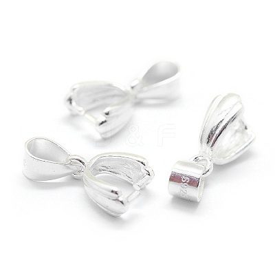 925 Sterling Silver Pendant Bails STER-I016-124B-1