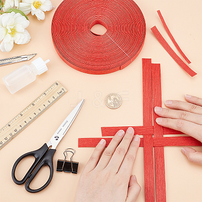 Paper with Iron Packages Ribbon OCOR-WH0078-10B-1