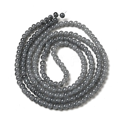 Imitation Jade Glass Beads Strands DGLA-S076-4mm-30-1