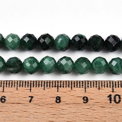 Natural Fuchsite Beads Strands G-T140-20A-1