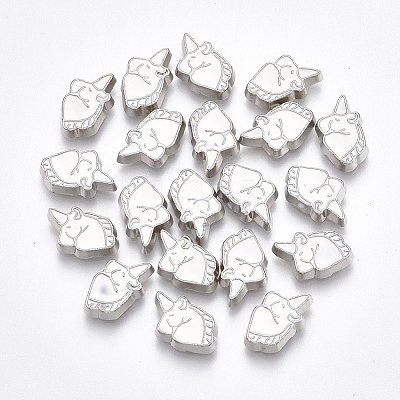 Alloy Enamel Cabochons PALLOY-T054-09-1