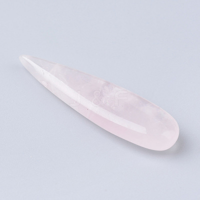 Natural Rose Quartz Pendants X-G-R392-09-1