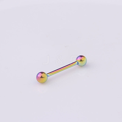 316 Surgical Stainless Steel Tongue Rings WGF0CE1-05-1