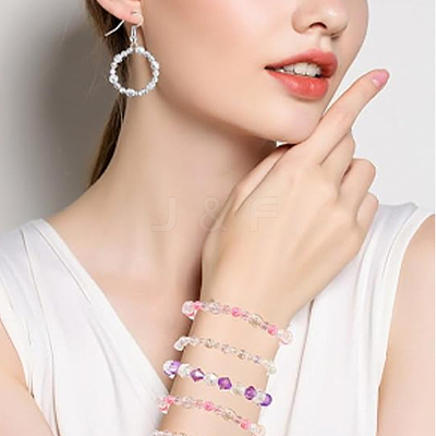 150Pcs Transparent Glass Beads GLAA-HY0001-33-1