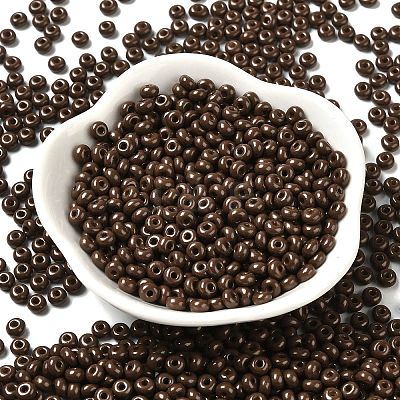 Baking Paint Glass Seed Beads SEED-B001-02A-02-1
