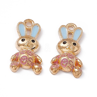 Alloy Enamel Pendants ENAM-C006-06G-01-1