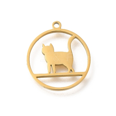 304 Stainless Steel Pendants STAS-S144-04B-1