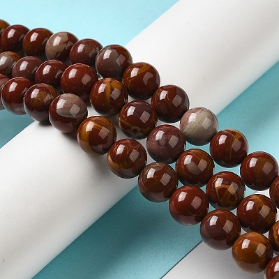 Natural Jasper Beads Strands G-H298-A05-04-1