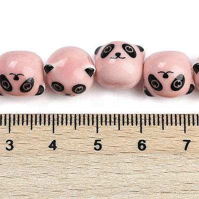 Handmade Porcelain Beads Strands PORC-P029-02D-1