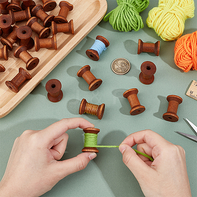 Wooden Empty Spools for Wire TOOL-WH0125-54C-02-1