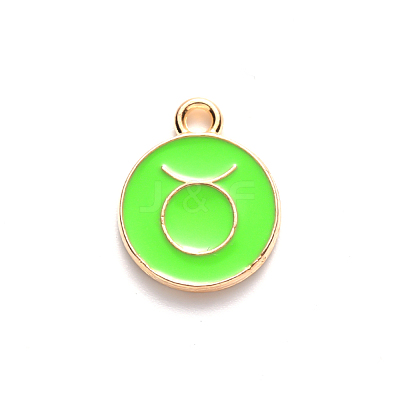 Alloy Enamel Pendants ENAM-S124-01A-06C-1