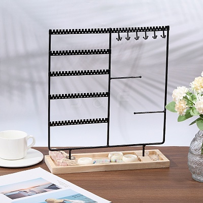 Iron Storage Jewelry Rack ODIS-WH0038-106-1