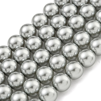 Glass Pearl Beads Strands HY-G002-01E-04-1