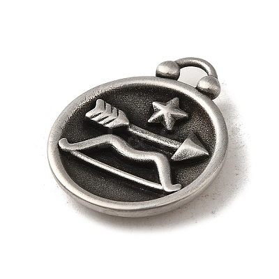 304 Stainless Steel Pendants STAS-L022-306AS-09-1