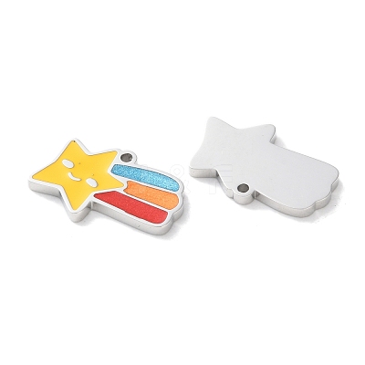 304 Stainless Steel Charms STAS-M102-01B-P-1