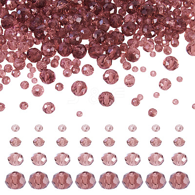 4 Strands 4 Styles Glass Beads Strands EGLA-TA0012-97A-1