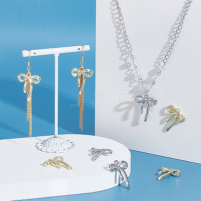 32Pcs 2 Colors Rack Plating Alloy Pendants FIND-UN0007-54-1