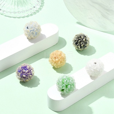 Polymer Clay Luminous Beads CLAY-CJC0016-02-1