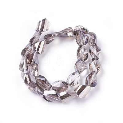 Electroplate Glass Beads Strands EGLA-E057-04A-10-1