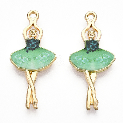 Printed Alloy Pendants ENAM-ZX002-32E-1