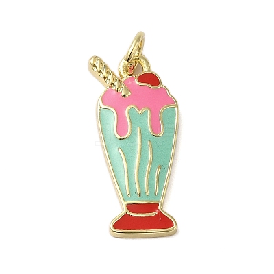 Rack Plating Brass Enamel Pendants KK-S372-03B-02-1