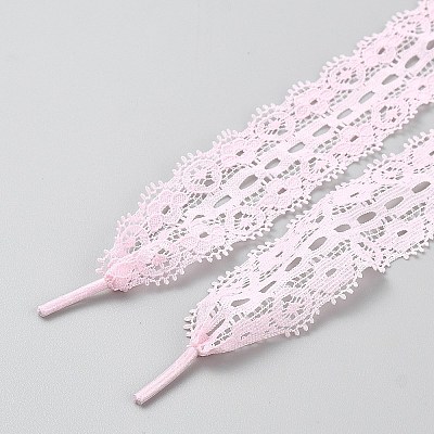 Polyester Lace Shoelaces FIND-WH0126-801D-1