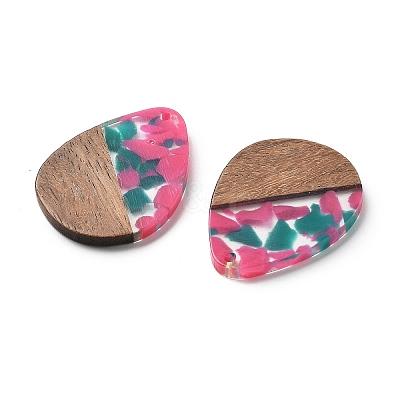 Resin and Walnut Pendants FIND-R051-04F-1